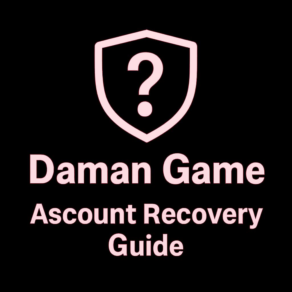 An icon representing assistance with Daman Game Account Recovery.