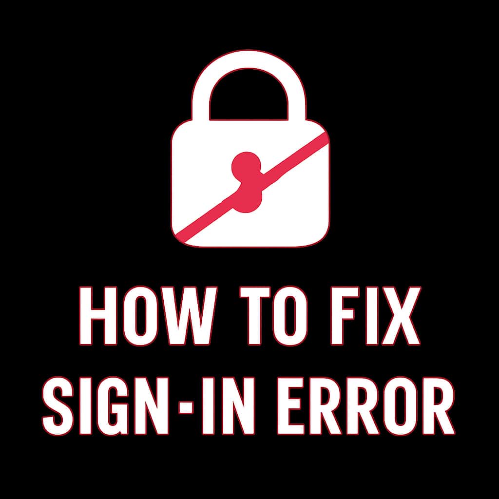 An icon representing a guide to fixing Daman Game sign-in errors.