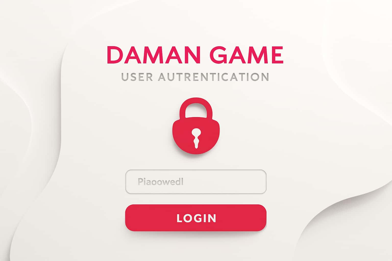 Daman Game User Authentication Interface