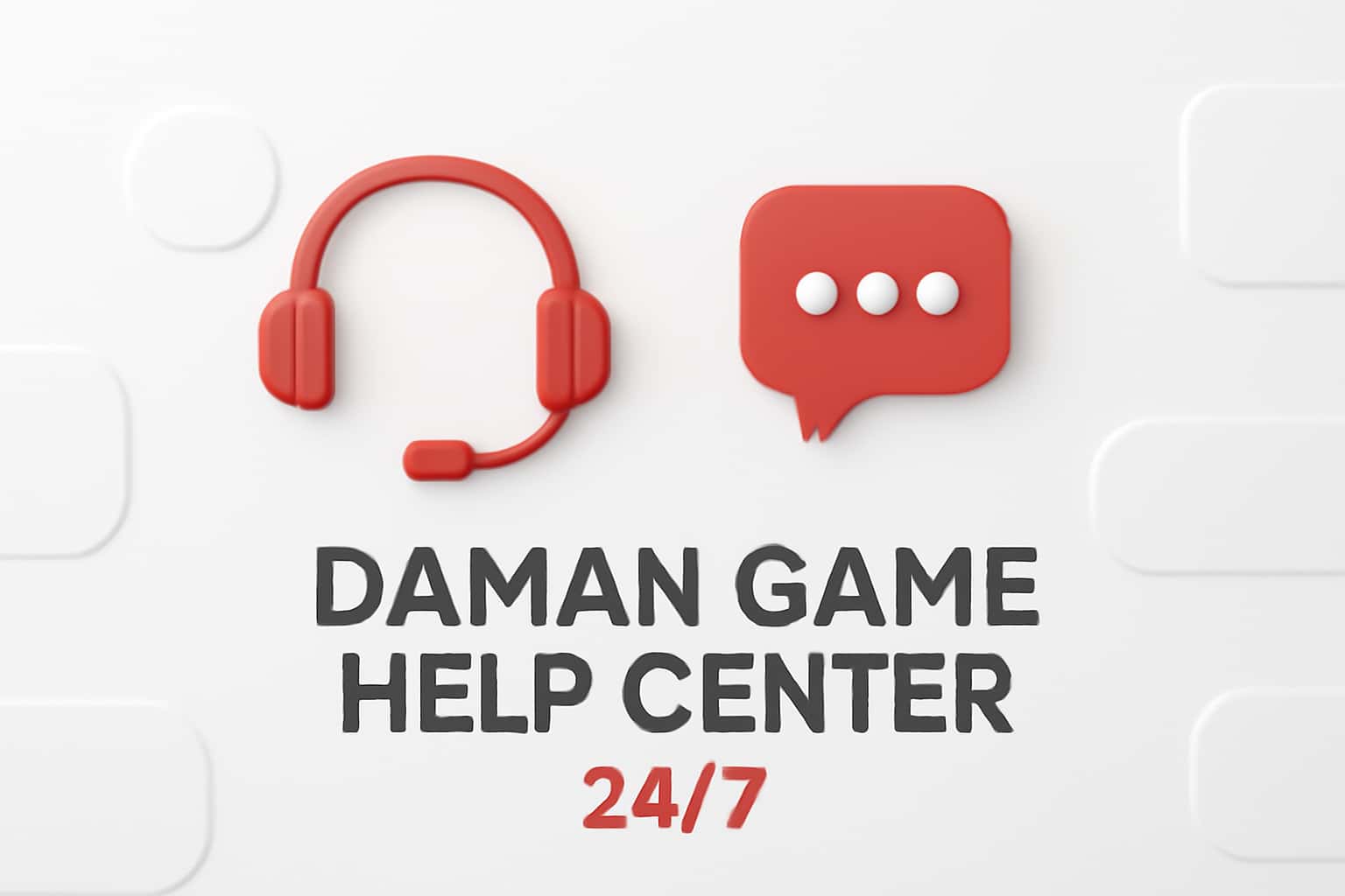Daman Game Help Center 24/7 Interface